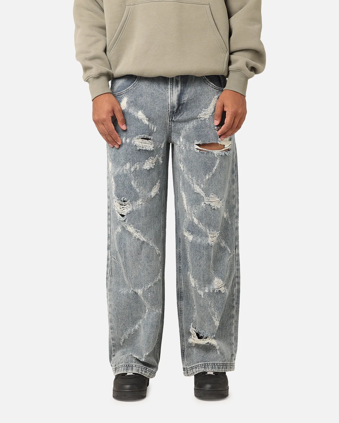 Saint Morta Amplus Web Jeans Vintage Blue WaterRepellentCoating Fashion Fit