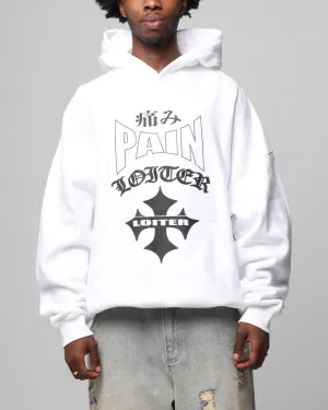 Loiter Ultimate Pain Hoodie White Beachwear quick dry