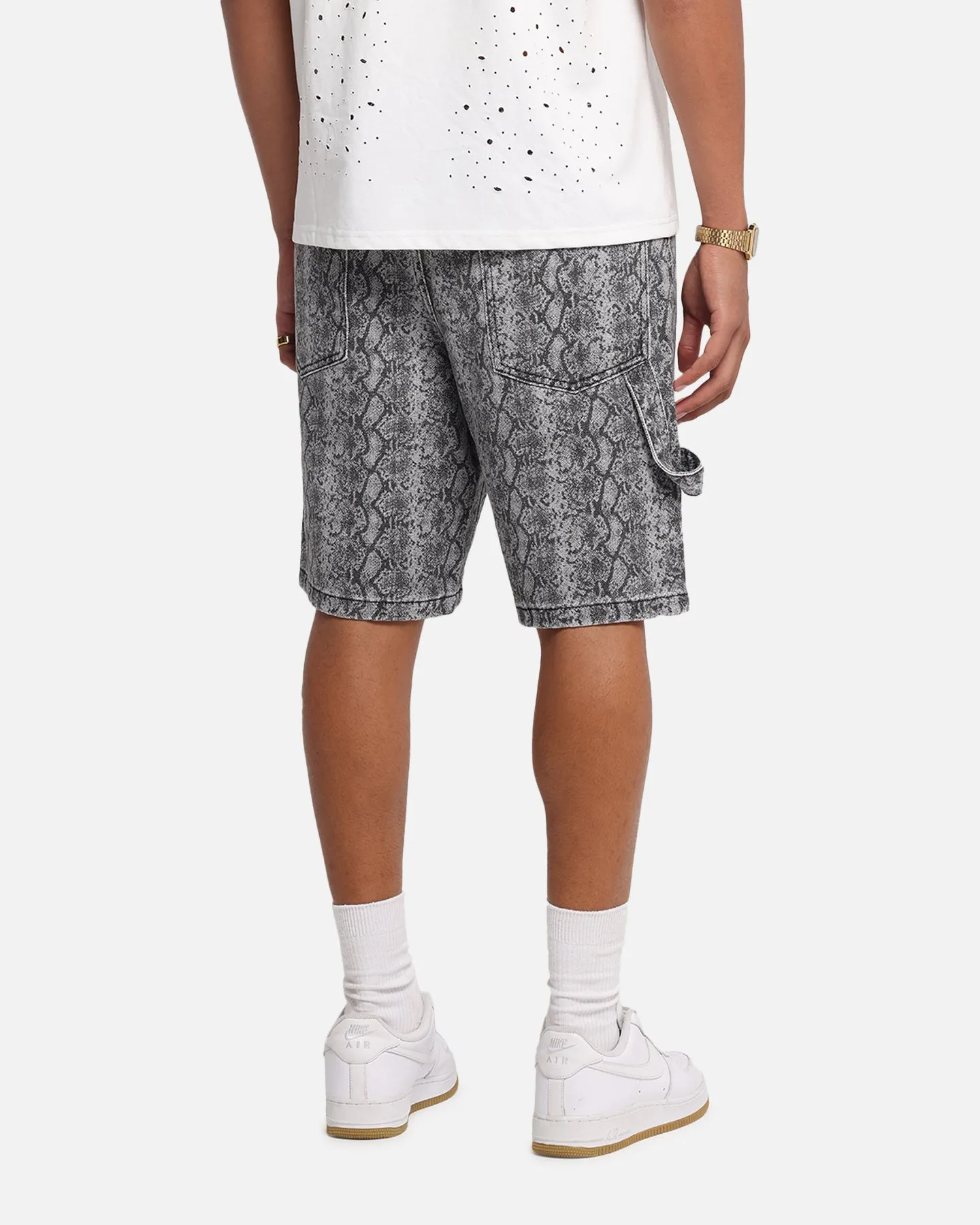 Flexible Comfort Wear XXIII Snake Skin Jorts Black Snake Print