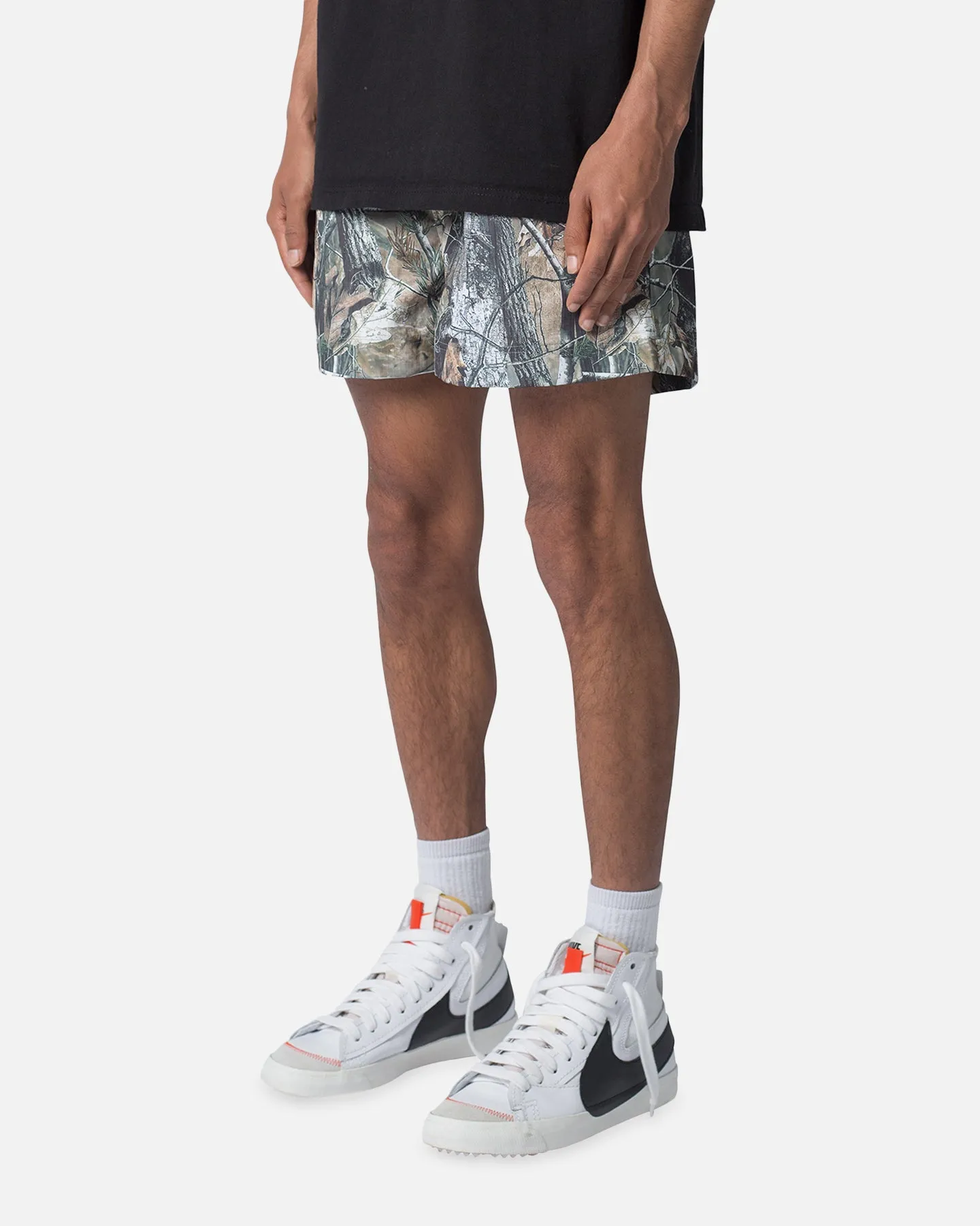 Laser Cut Edges Stay Cool MNML Summer Shorts Branch Camo