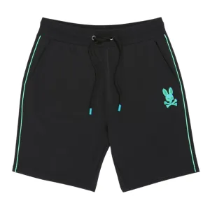 Psycho Bunny Bennett Sweat Shorts (Black) CompressionEnhanced Fit