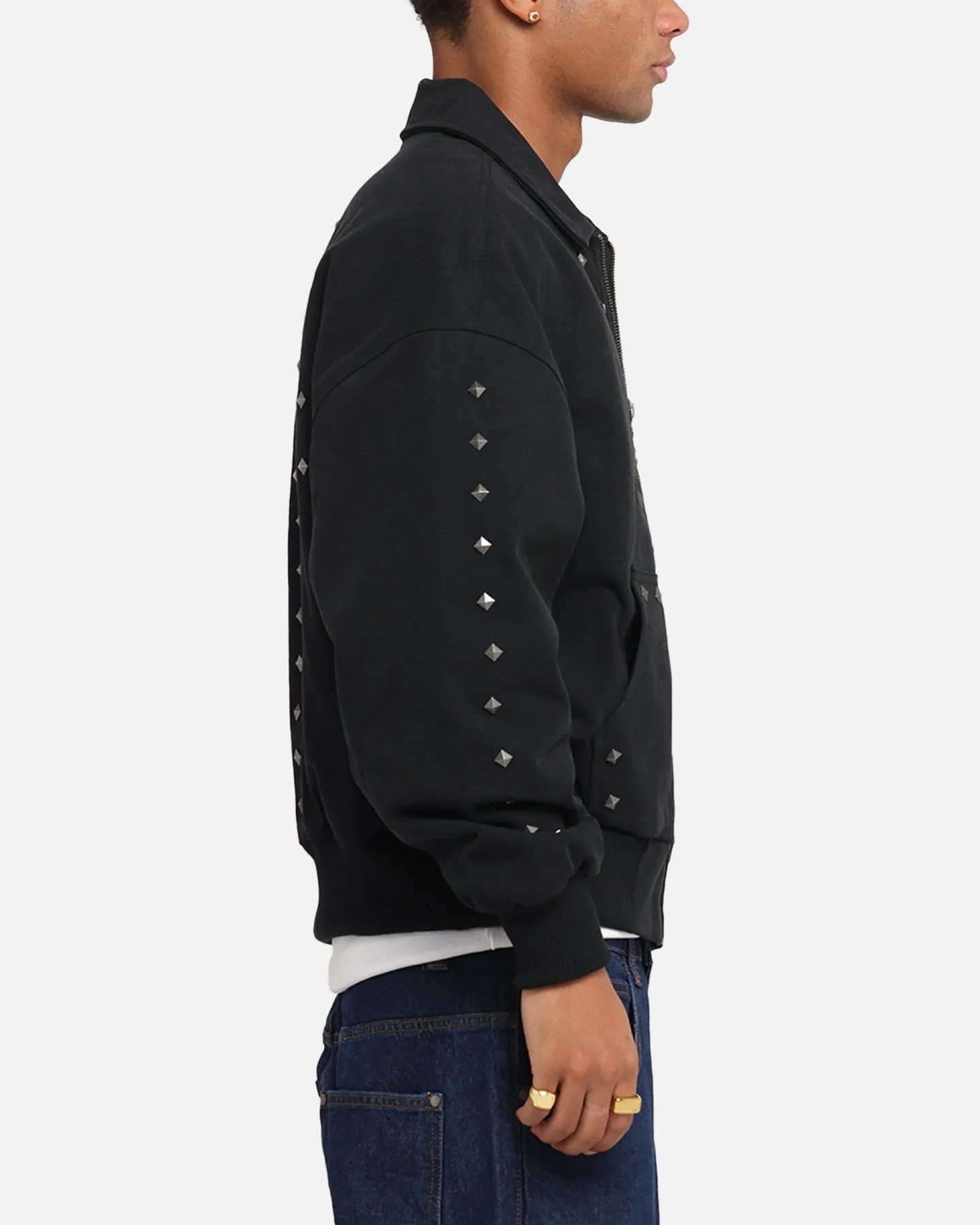 Loiter Chopper Work Jacket Washed Black Multipurpose Utility