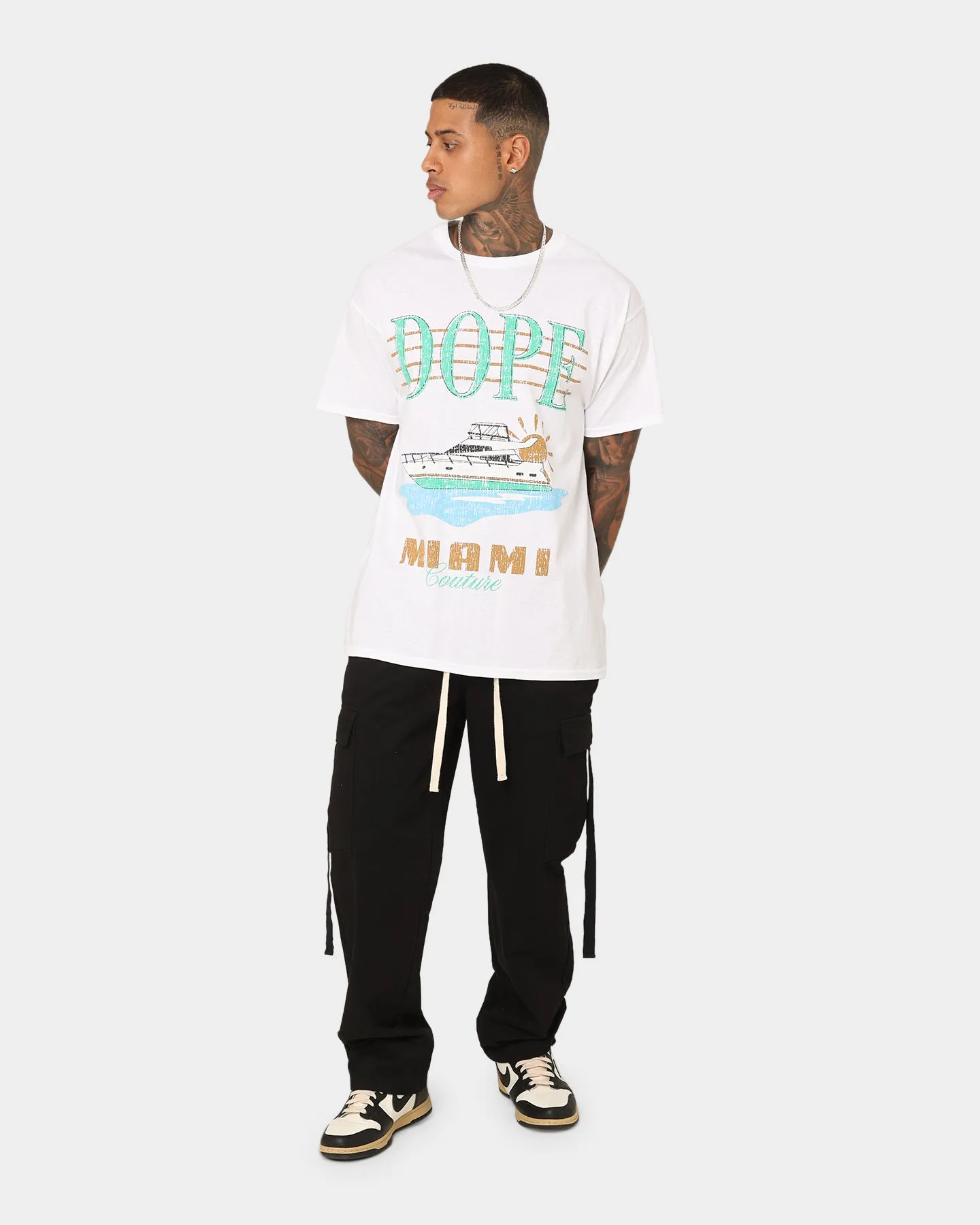 Dope Miami T-Shirt White Classic Wear
