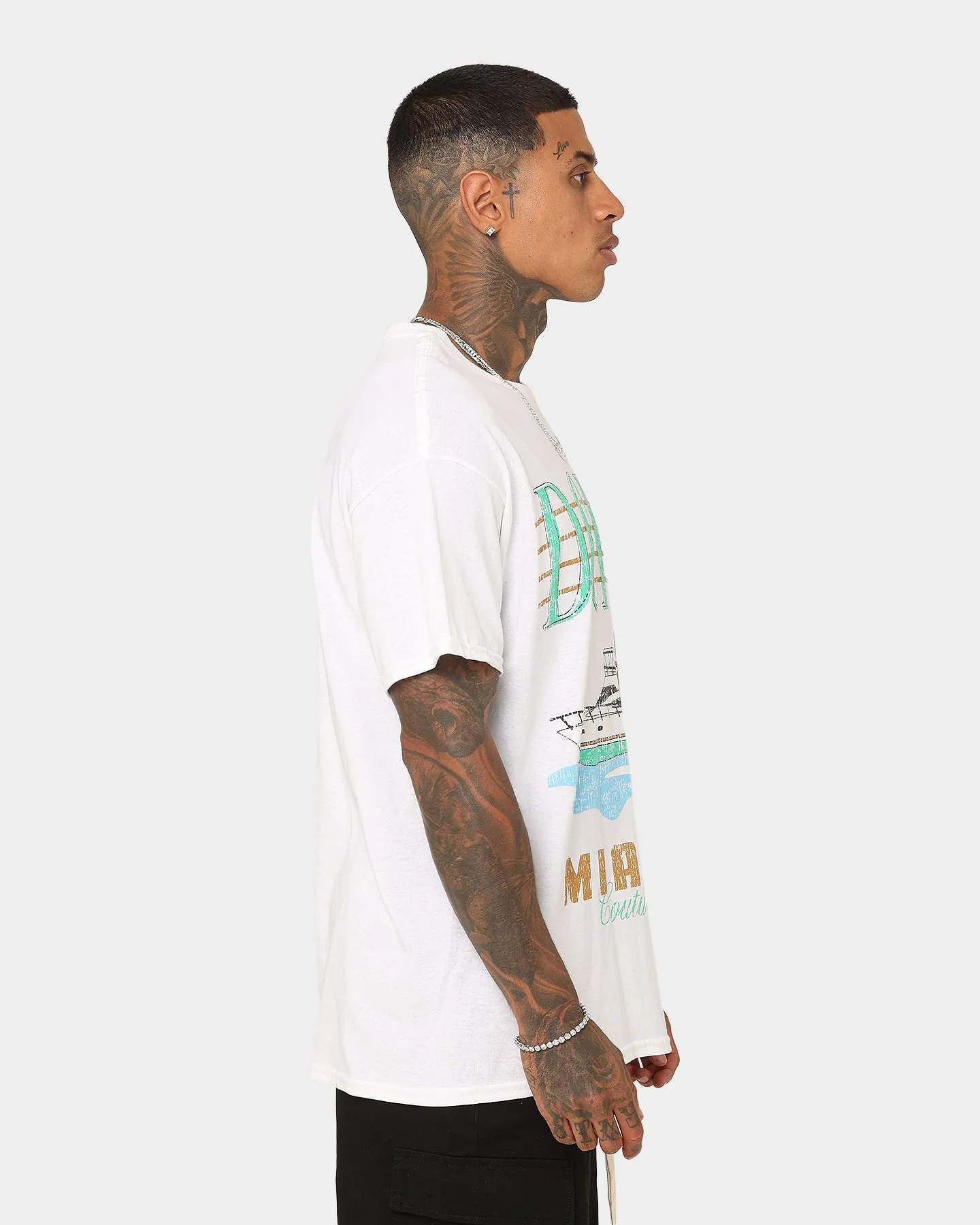 Cool and Chic Dope Miami T-Shirt White