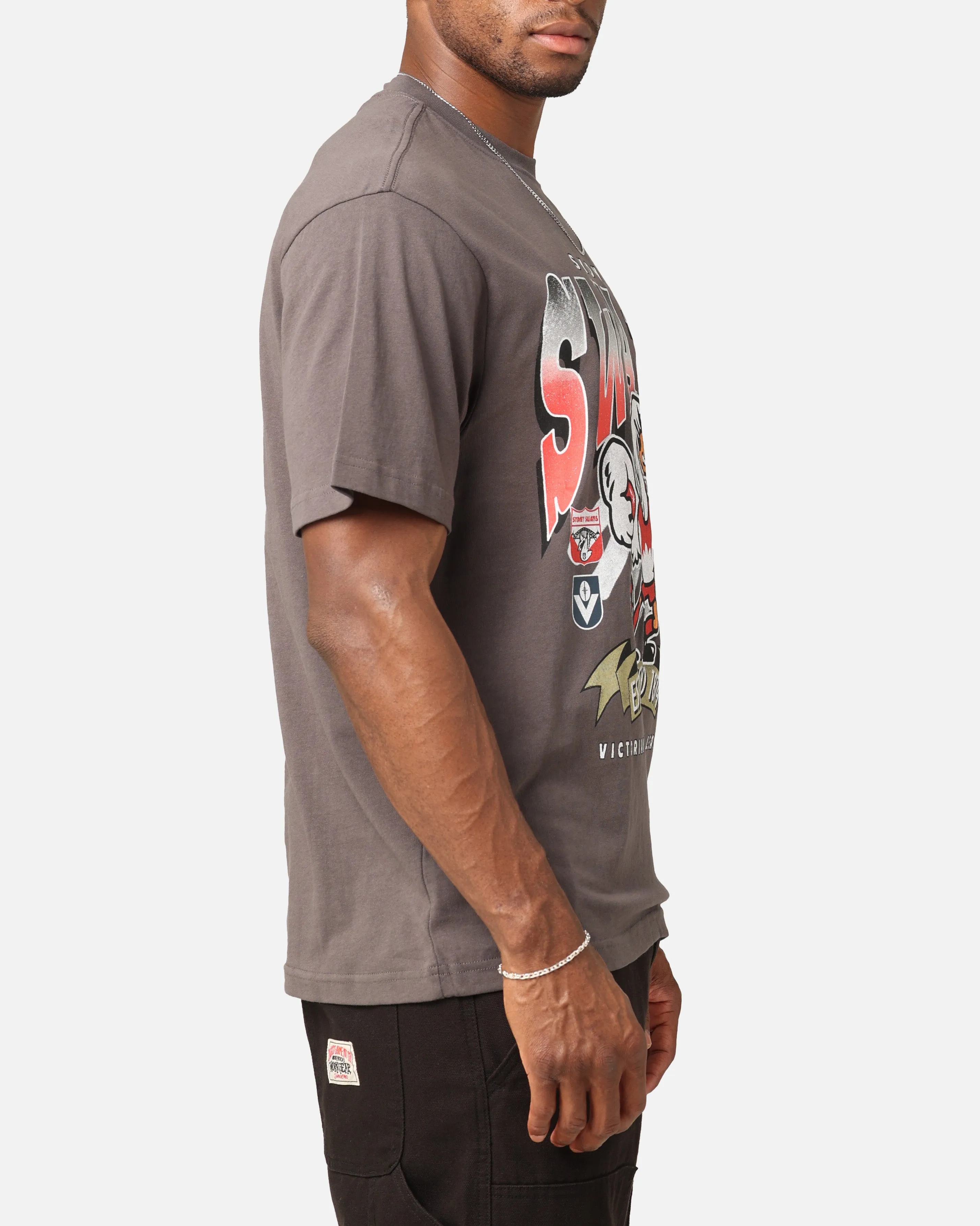 Mitchell & Ness Sydney Swans Character T-Shirt Charcoal Autumn Wear