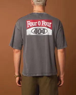 Easy Layer Vintage Look 404 Smoke House Vintage T-Shirt Vintage Charcoal