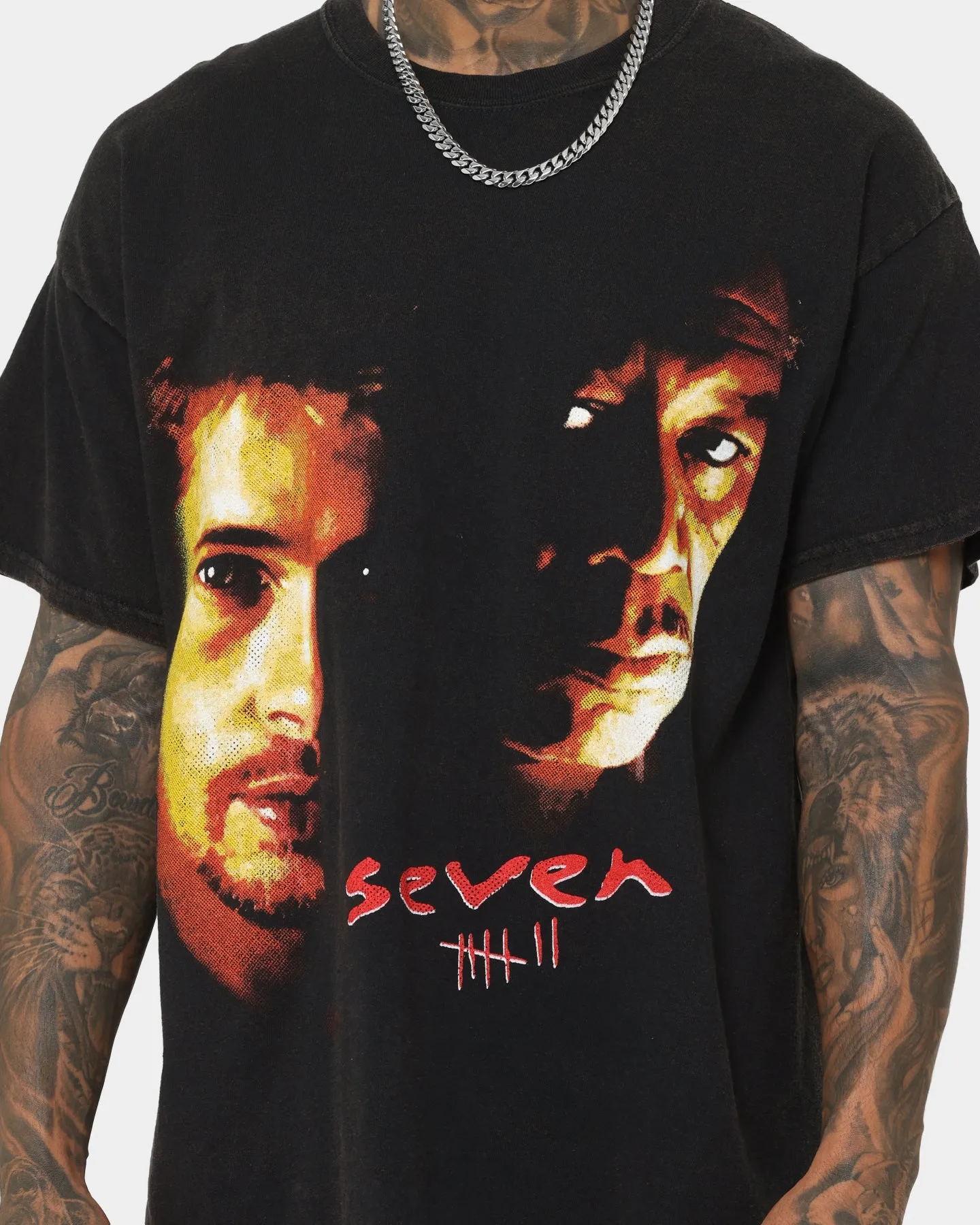 American Thrift X Seven Seven Vintage T-Shirt Black Wash Stylish Casual UV resistant