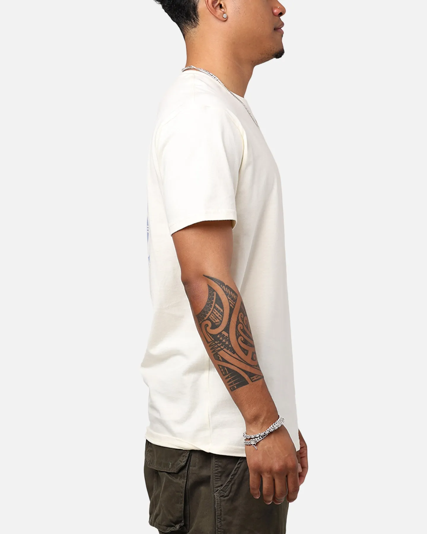 Overtime Love It Here T-Shirt Bone Modern Layering Anti Perspiration Lining