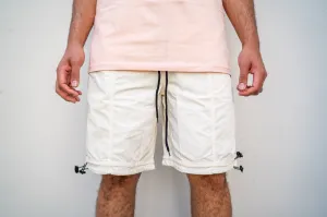 AntiStatic Material Run Ready Hyper Track Shorts (Cream/Black)