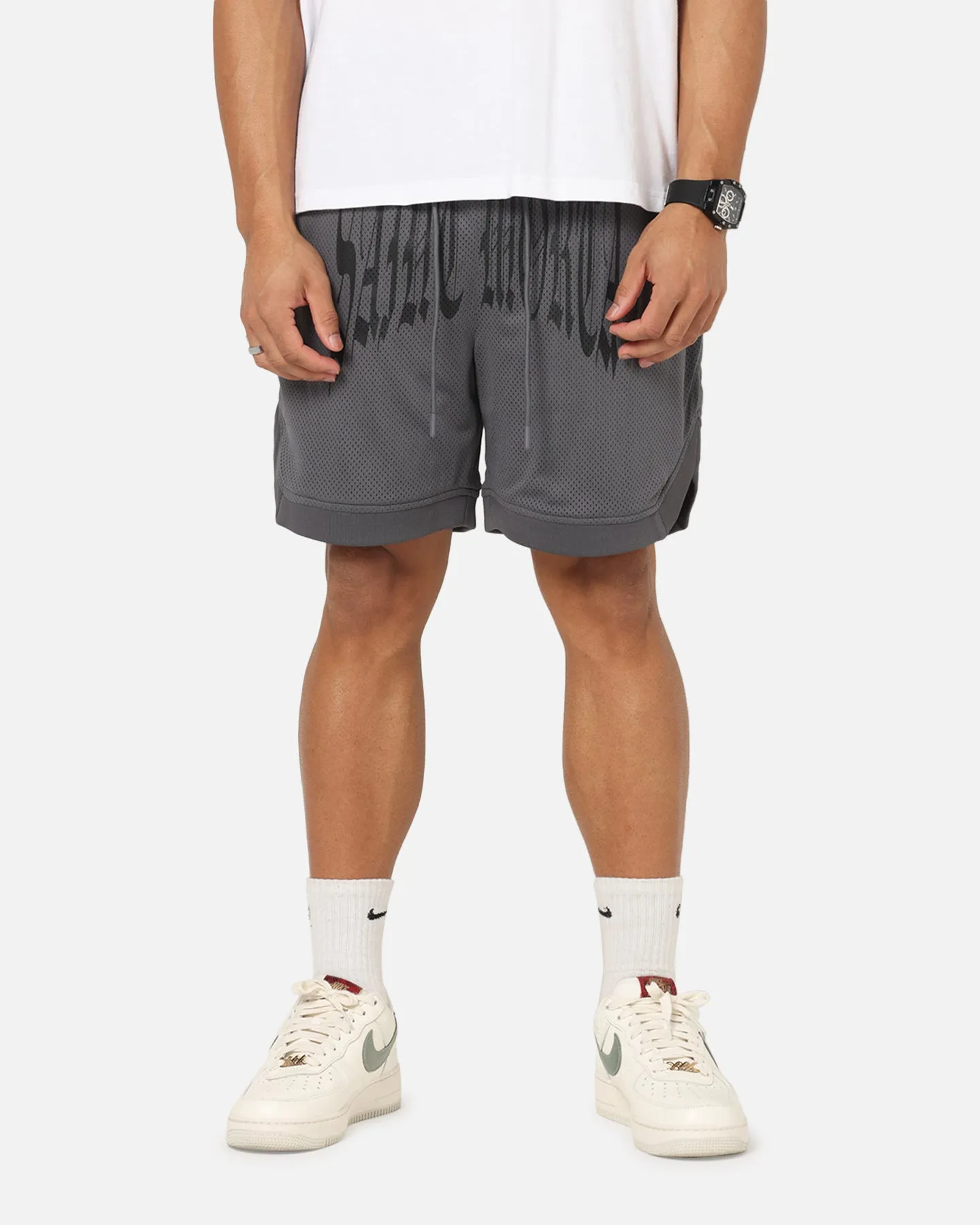 overalls Seamless construction Saint Morta Vill Park Mesh Shorts Vintage Black