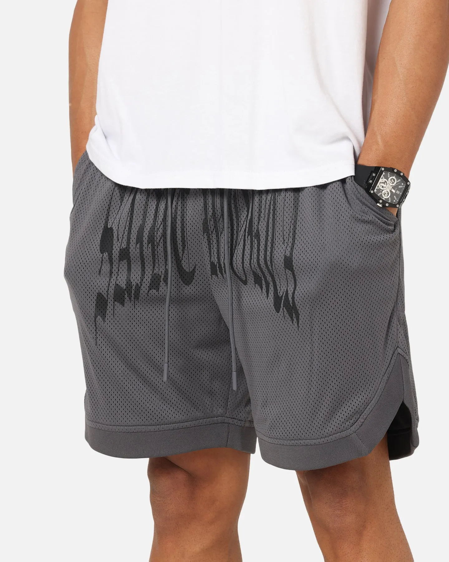 Saint Morta Vill Park Mesh Shorts Vintage Black Tactile Feedback Loops