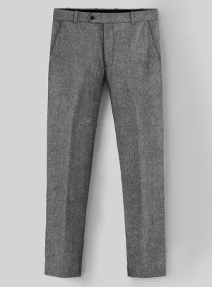 Light Weight Dark Gray Tweed Pants Sleek Design
