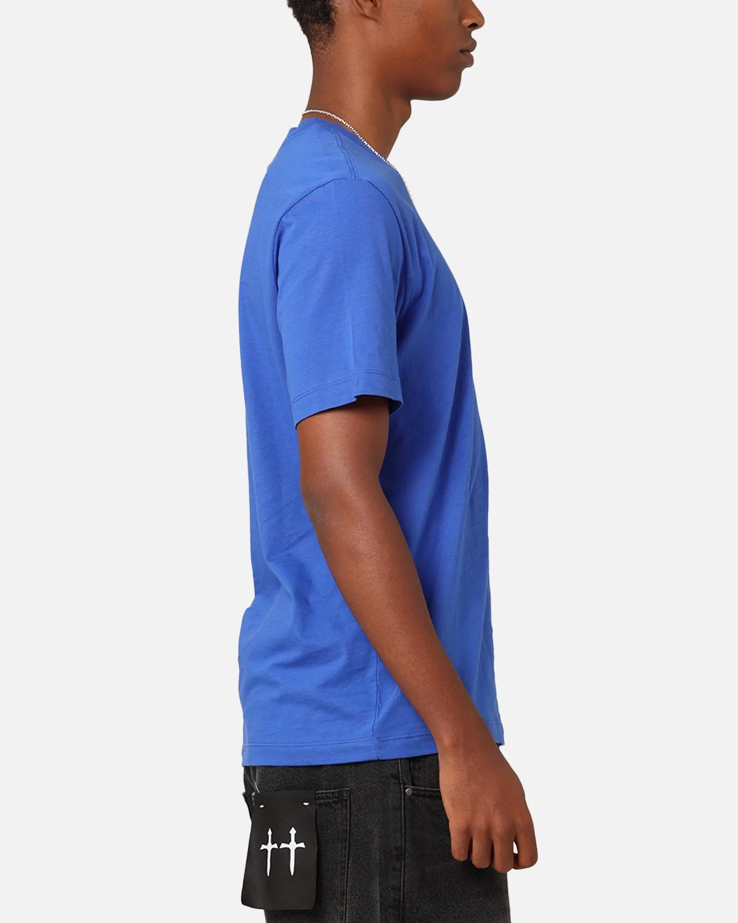 Nike Sportswear Club T-Shirt Game Royal Reversible Design Concept Eco Certified Fiber