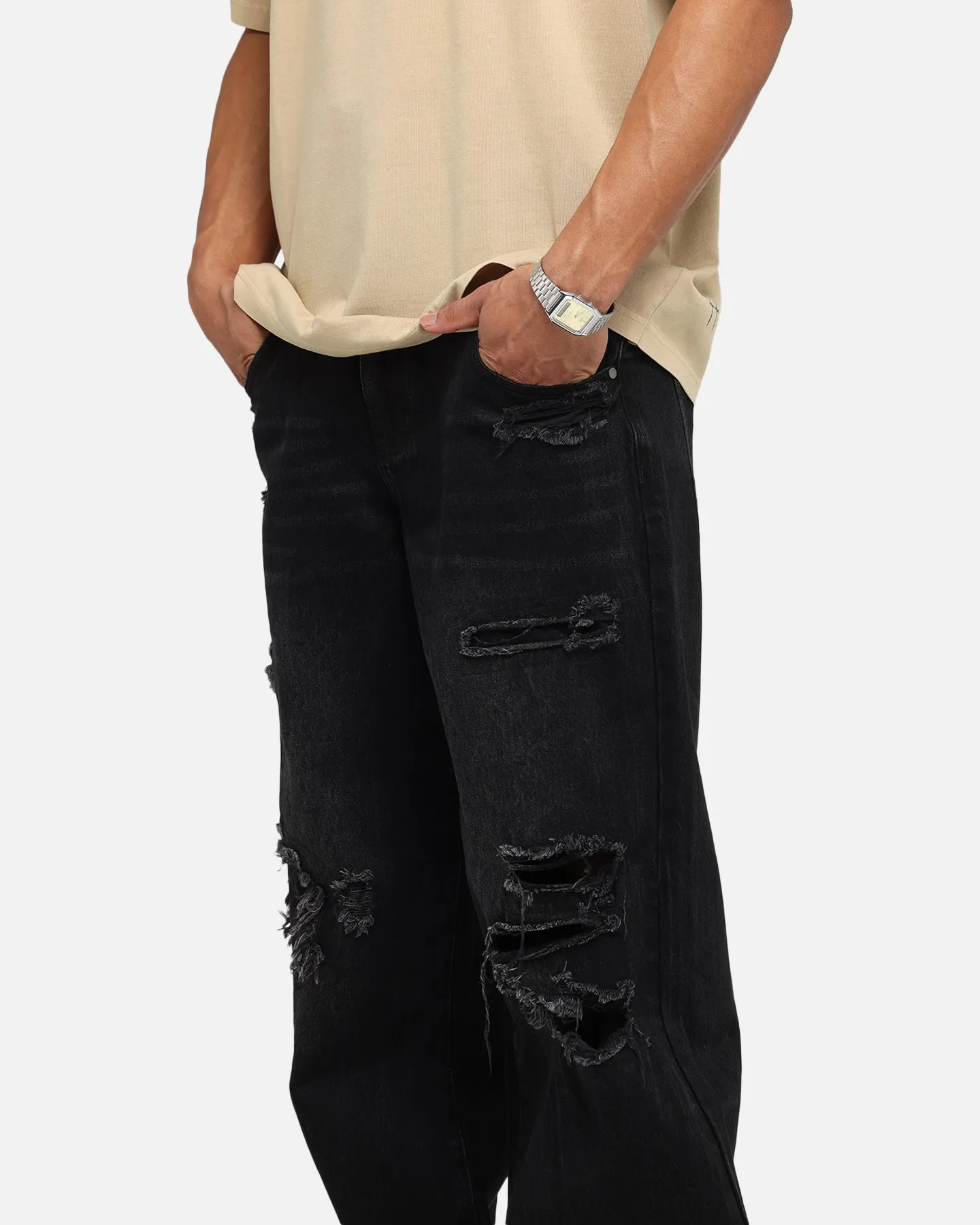 Low Bulk Design Saint Morta Amplus Rampage Jeans Rampage Black