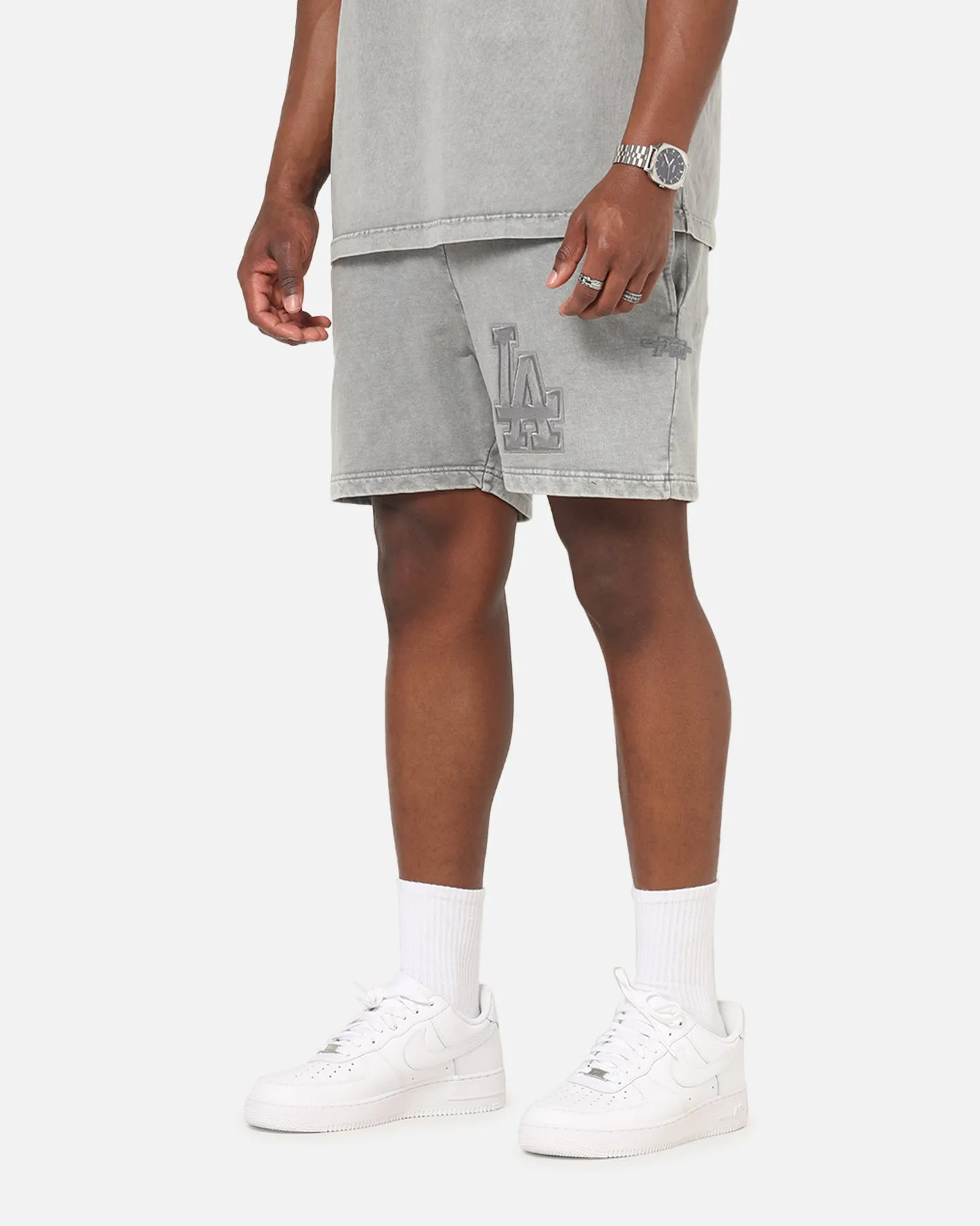 Pro Standard Los Angeles Dodgers Washed Classic Shorts Washed Grey Modern Aesthetic