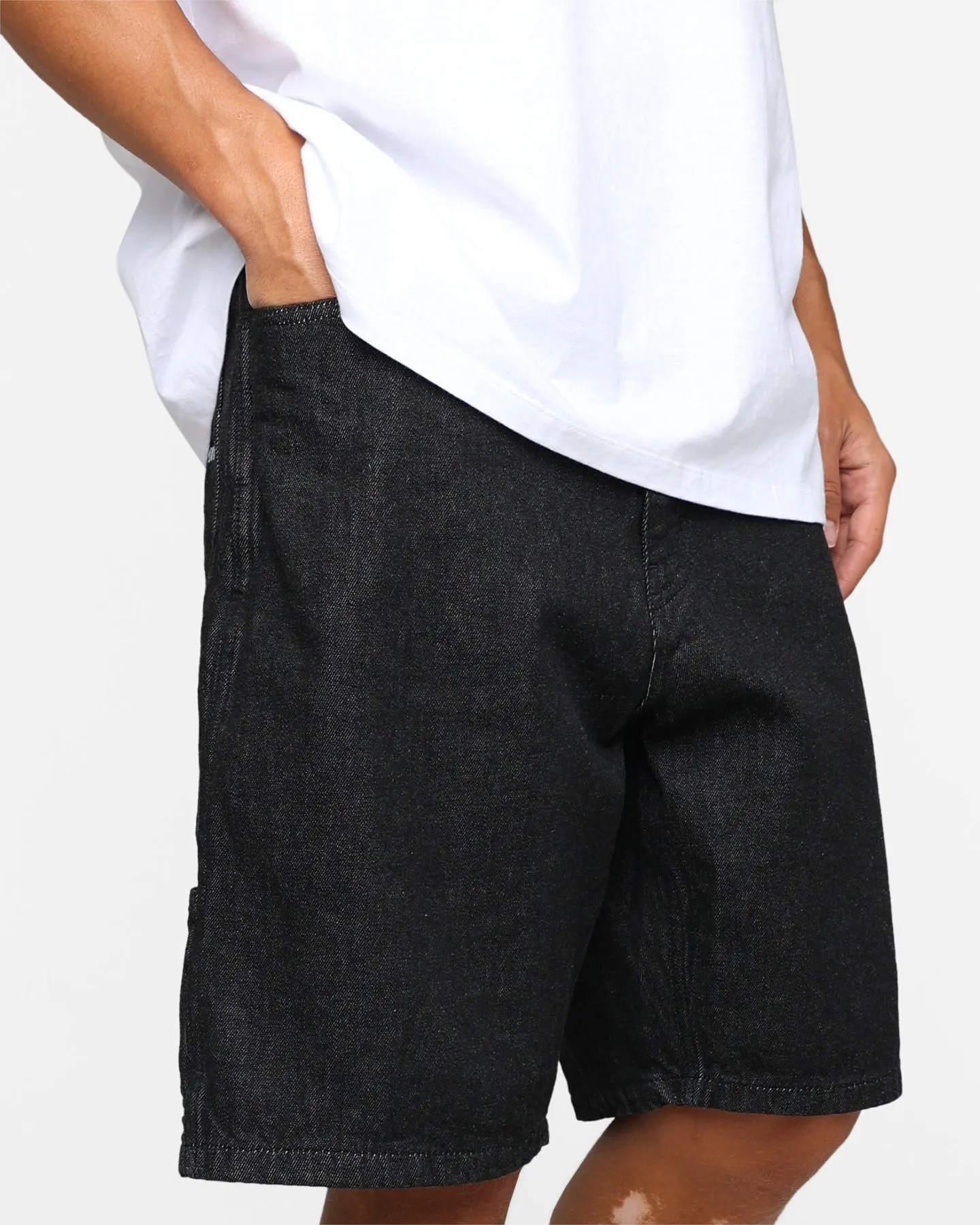 Everyday Outfit X-Large Denim Painter Shorts Black