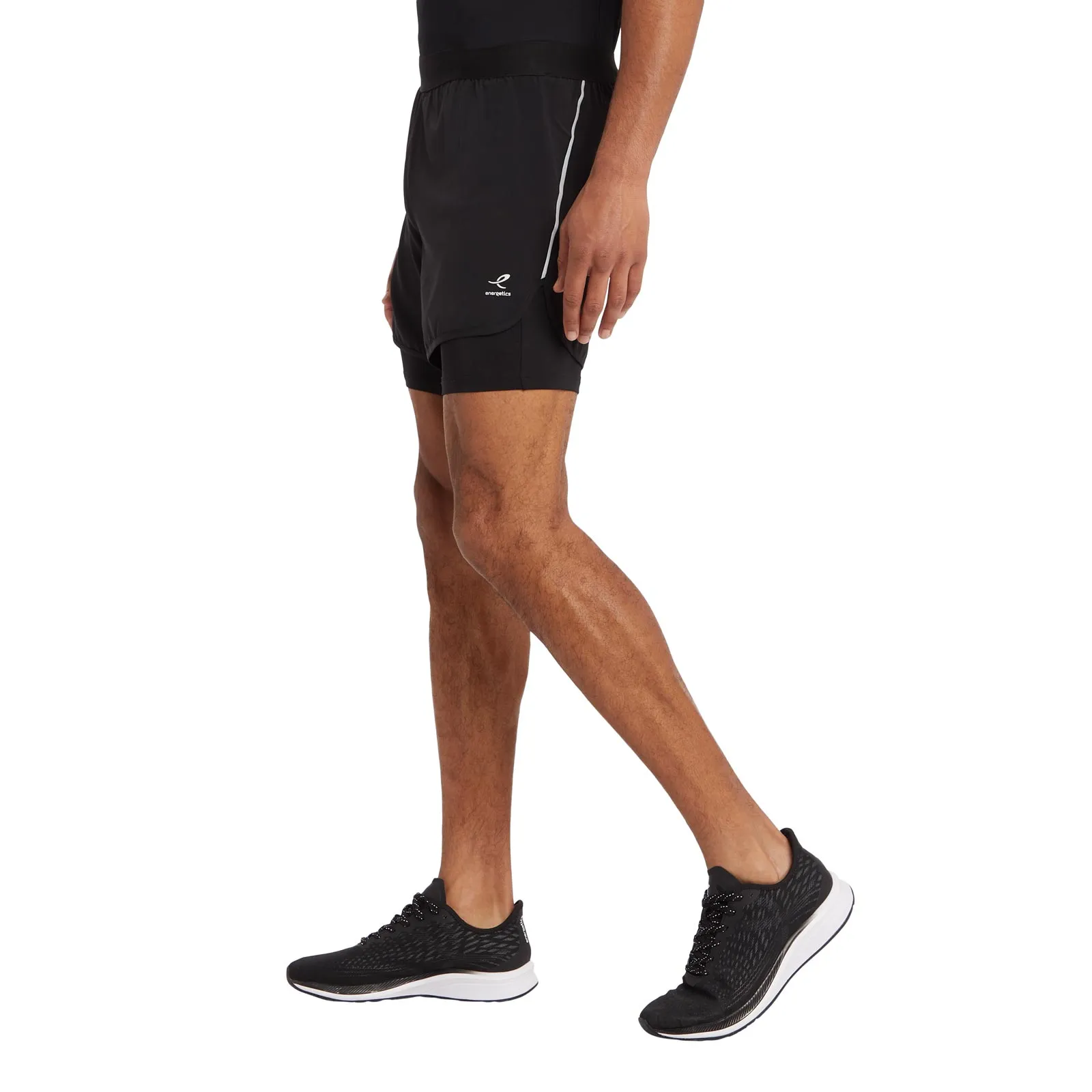 Energetics Allen V Mens Running Shorts MoistureWickingLining NoChafeFinish