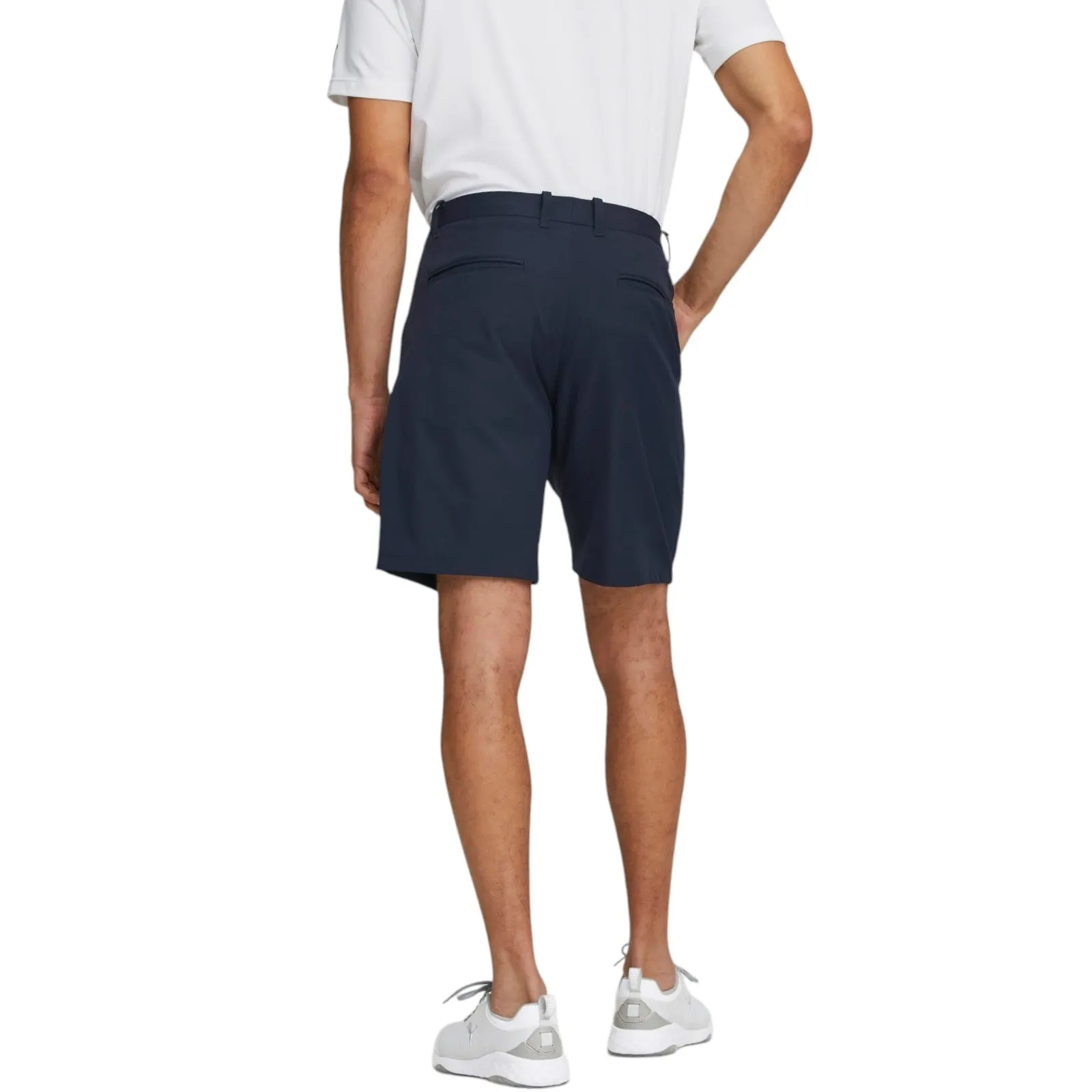 elastic waistband Puma Dealer Mens 8" Performance-Fit Golf Short
