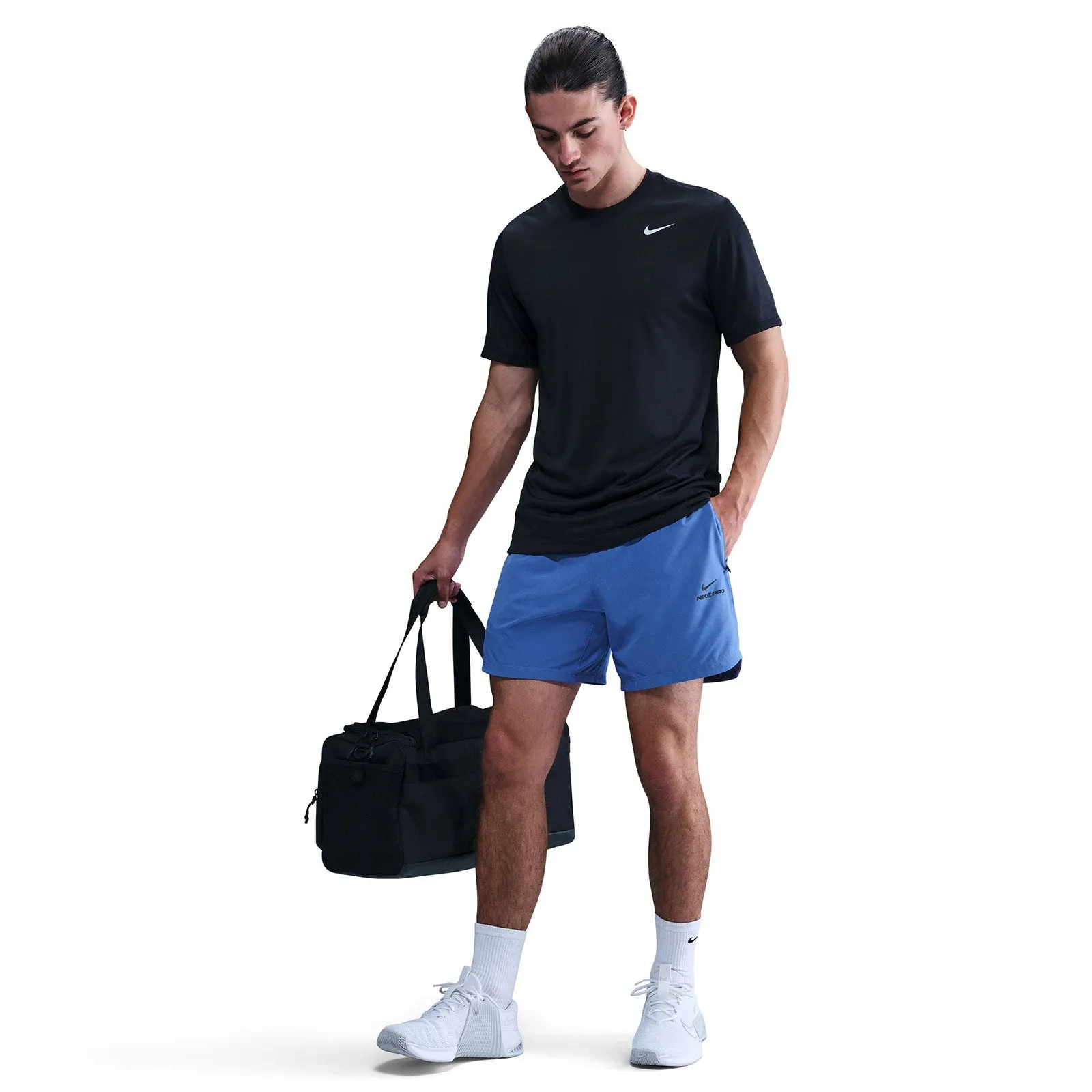 Fleece Lining Nike Pro Training Mens Dri-FIT 6" Shorts