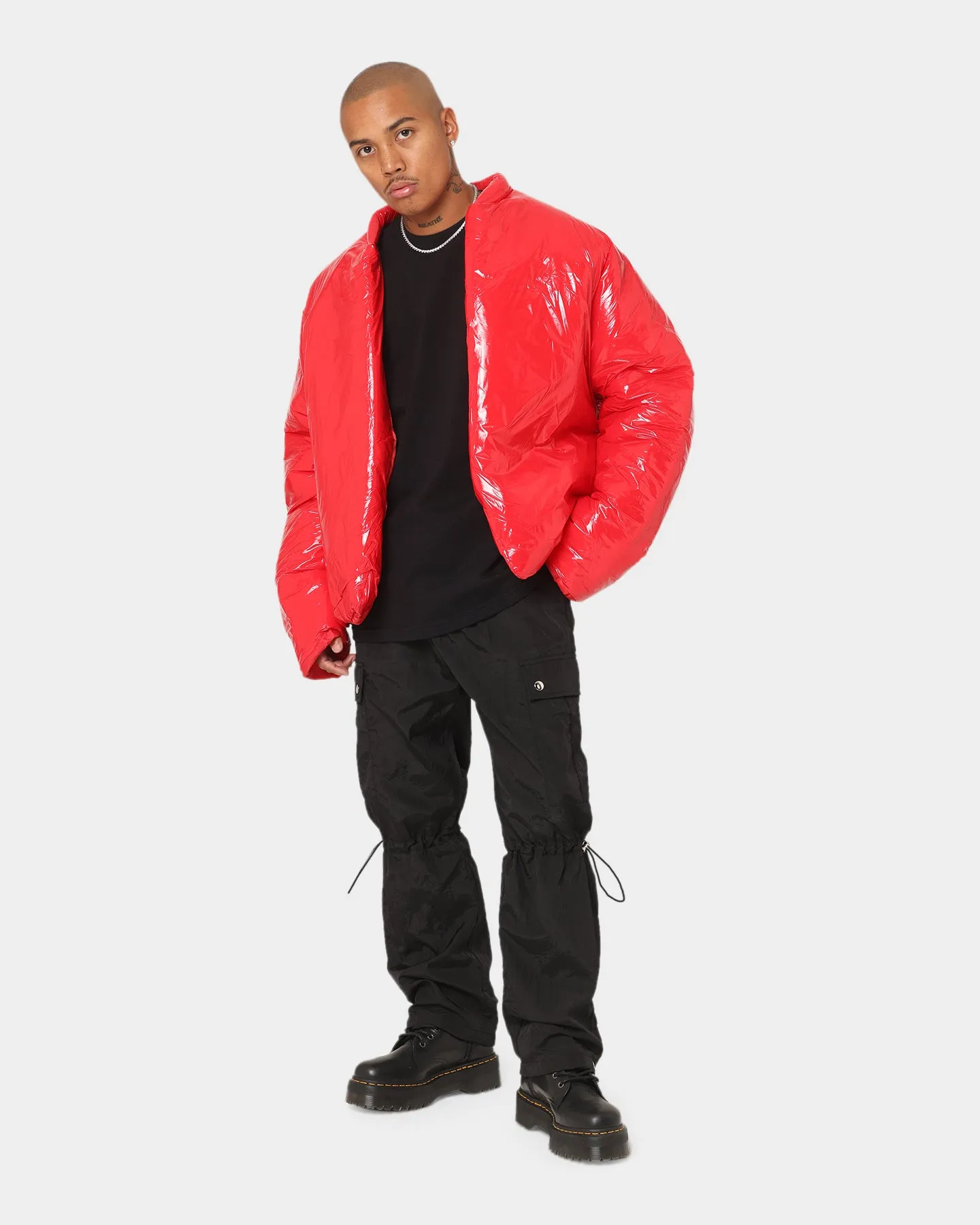 Powder Smart Look Club Paradise  Paxton Puffer Jacket Red