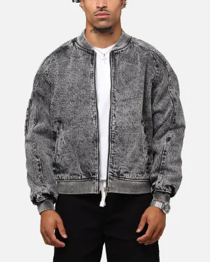 Saint Morta Flight Denim Jacket Black Stonewash Outdoor Shield Hidden pockets