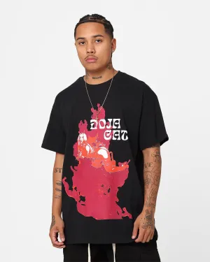 Eco-friendly Doja Cat Doja Cat Devil Jumbo Print T-Shirt Black