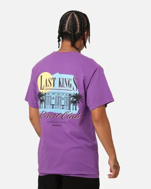 Last Kings Resort Club T-Shirt Purple Gym workout