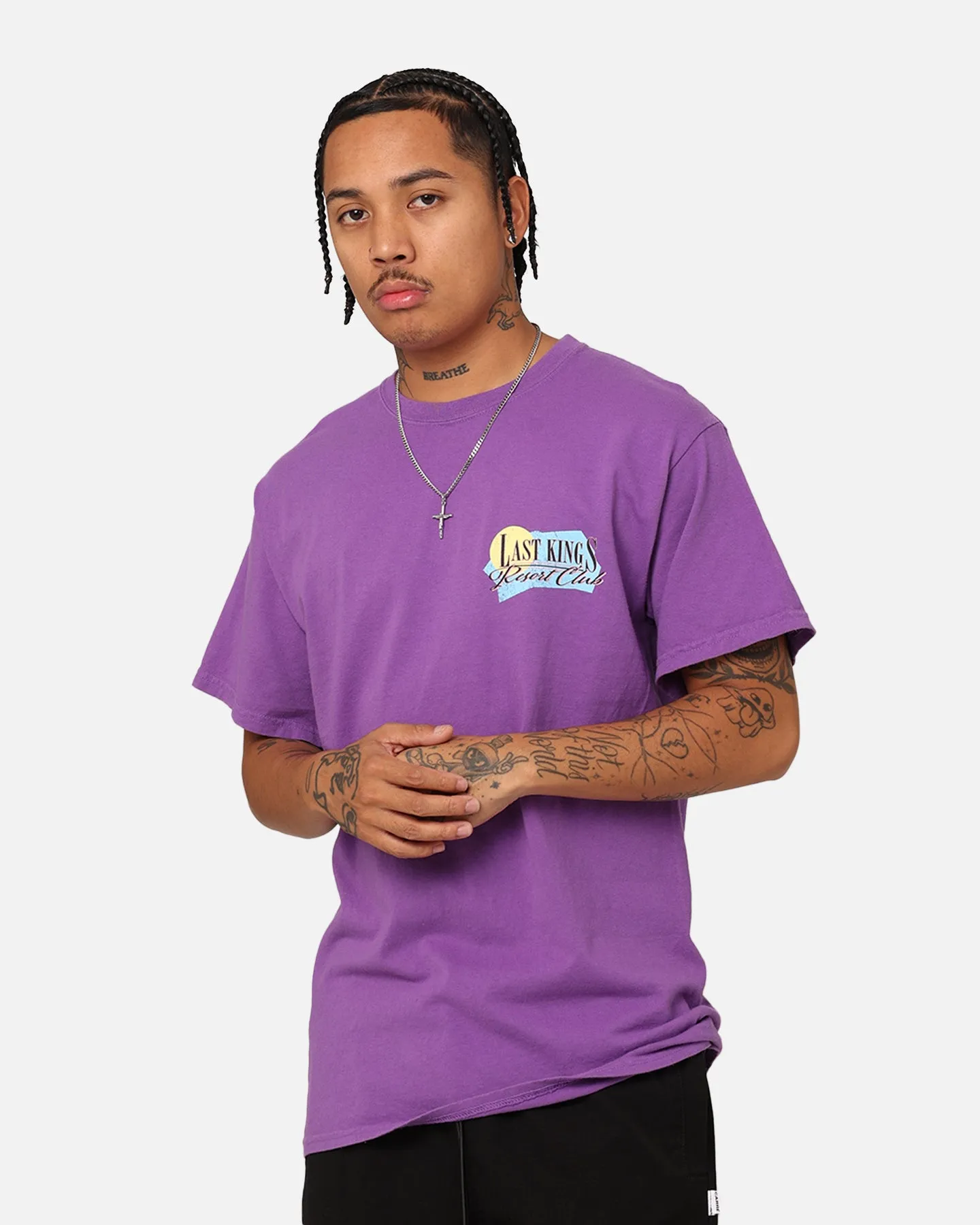 Comfy Design Last Kings Resort Club T-Shirt Purple