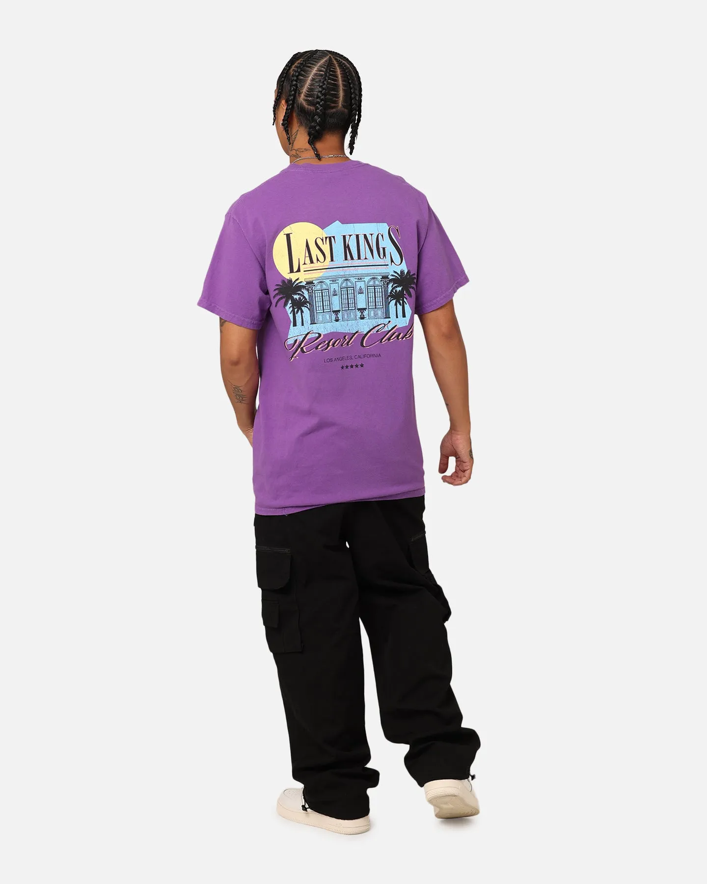 Ergonomic Cut Last Kings Resort Club T-Shirt Purple