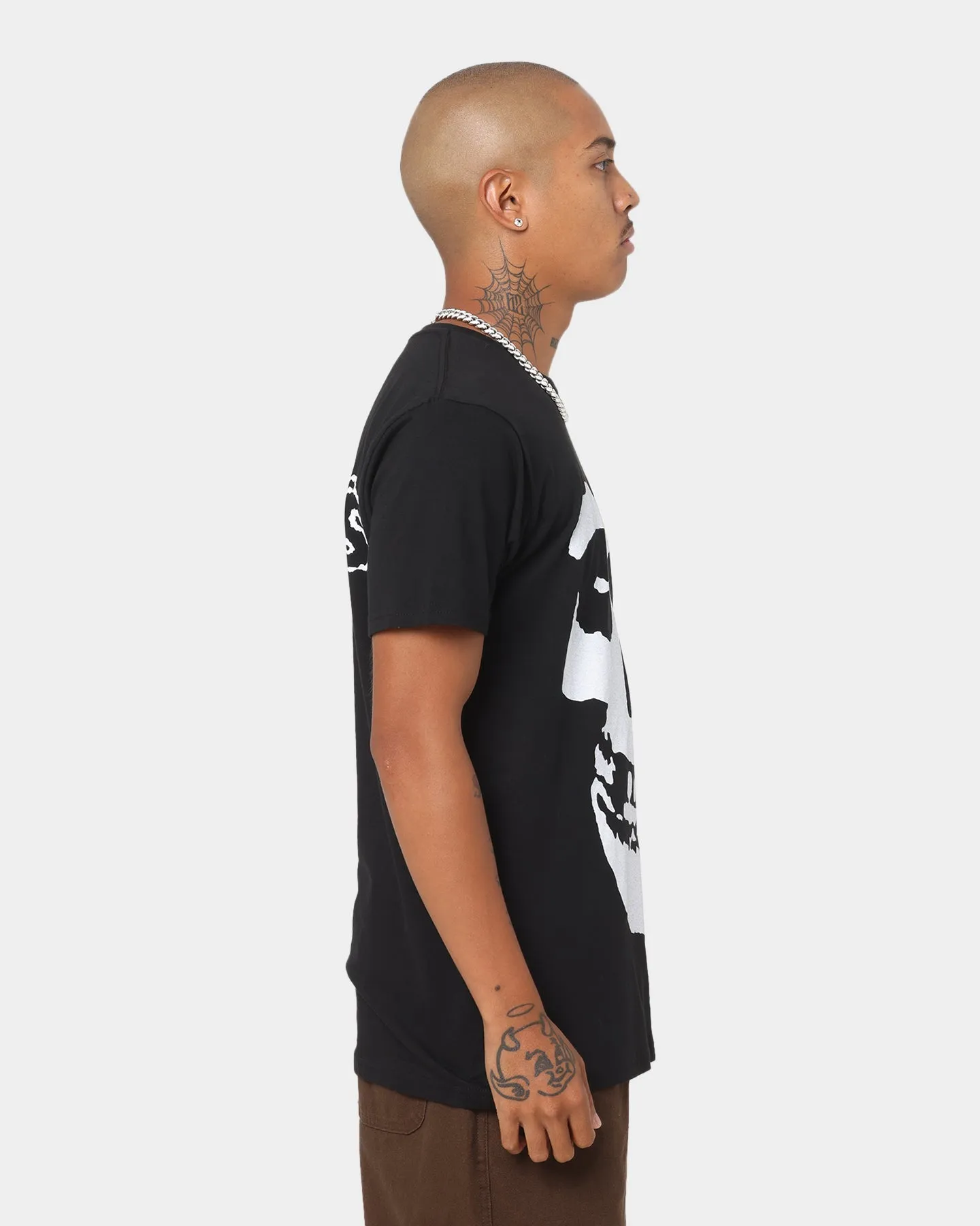 Oeko Tex Certified Misfits Classic Fiend Skulls T-Shirt Black
