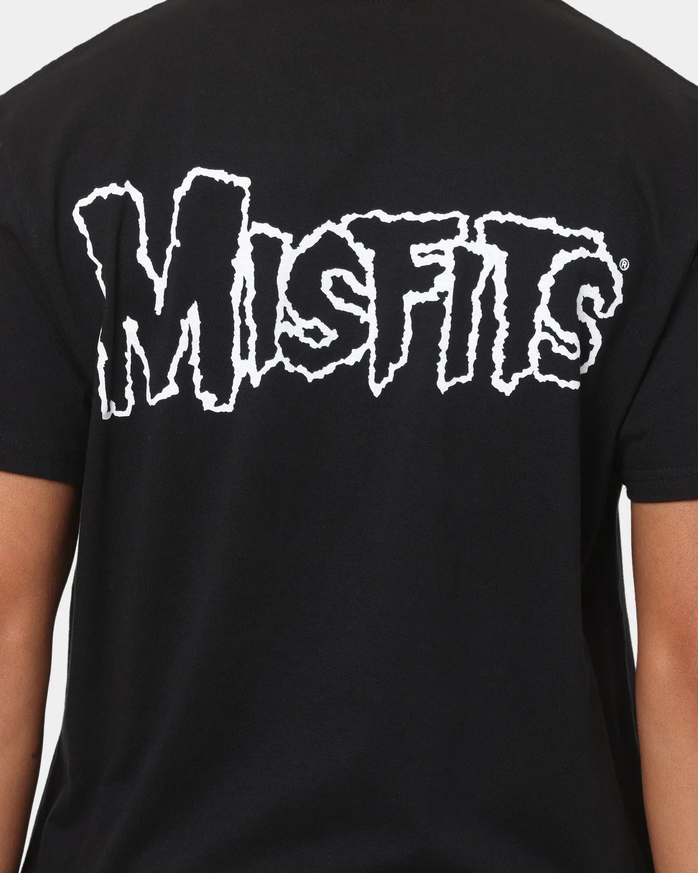 Soft Finish Misfits Classic Fiend Skulls T-Shirt Black