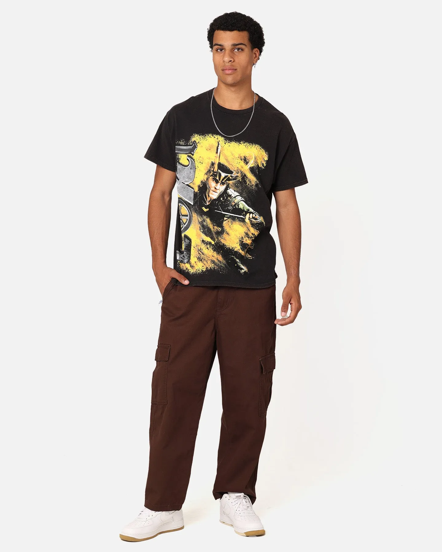 timeless Soft Layering Marvel Loki Series Vintage T-Shirt Black Wash
