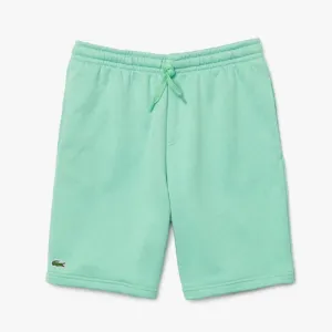 Warm Layers Lacoste SPORT Tennis Fleece Shorts (Mint Green)