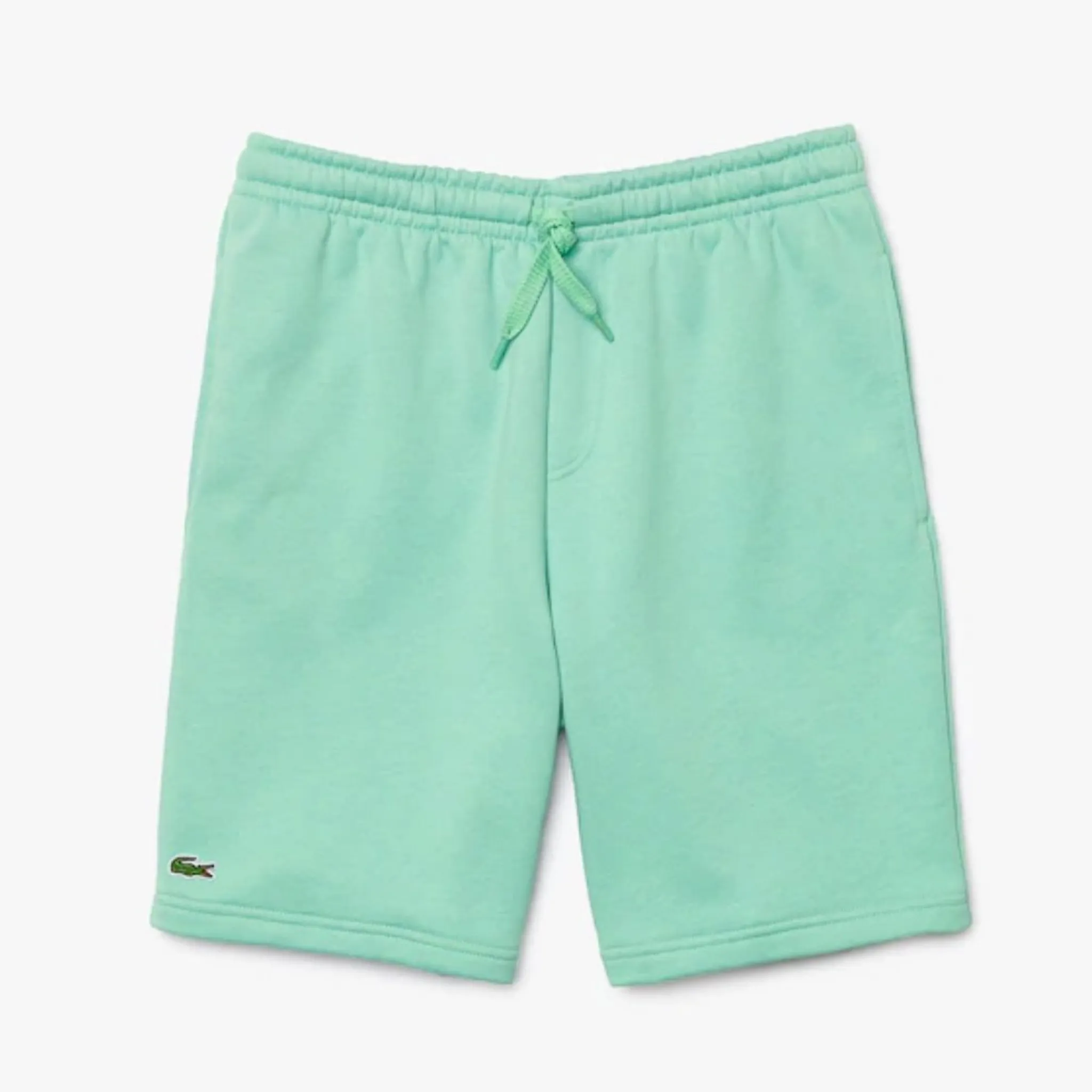 Lacoste SPORT Tennis Fleece Shorts (Mint Green) FadeResistant Color