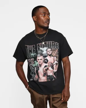 Practical Comfort UFC By Goat Crew Ian Machado Garry The Future T-Shirt Black Wash