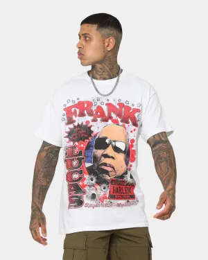 Informal charm Soft Feel Goat Crew Frank Lucas T-Shirt White
