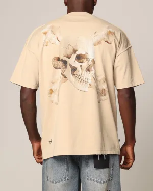 Saint Morta Corpus Boxy T-Shirt Stone Trendy Vibe Everyday Fit