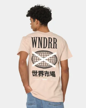 WNDRR Nezuko Custom Fit T-Shirt Sand Loose fitting comfort Relaxed and Comfy