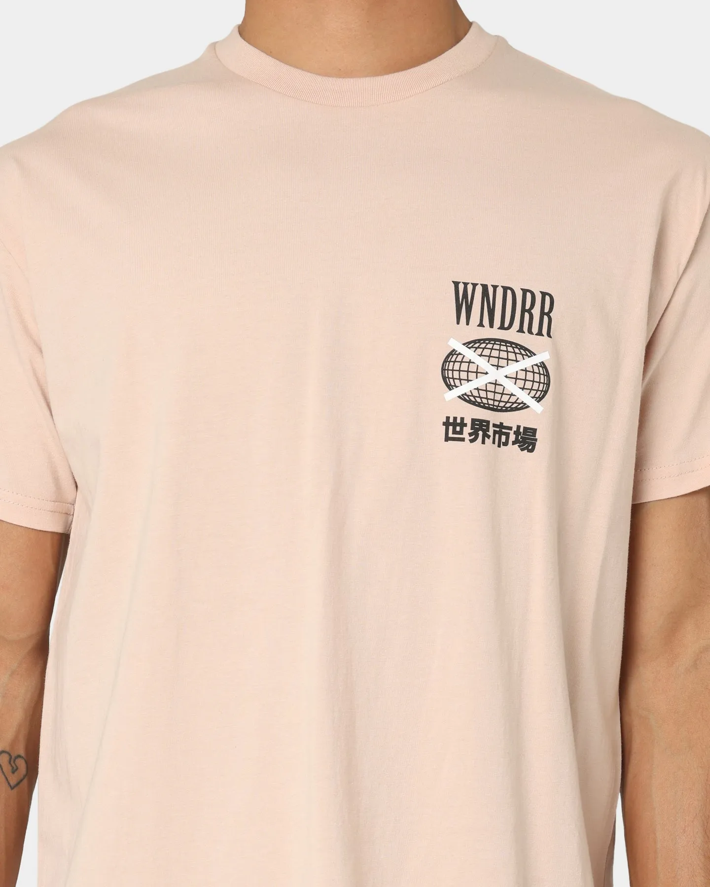 Soft and Flexible WNDRR Nezuko Custom Fit T-Shirt Sand