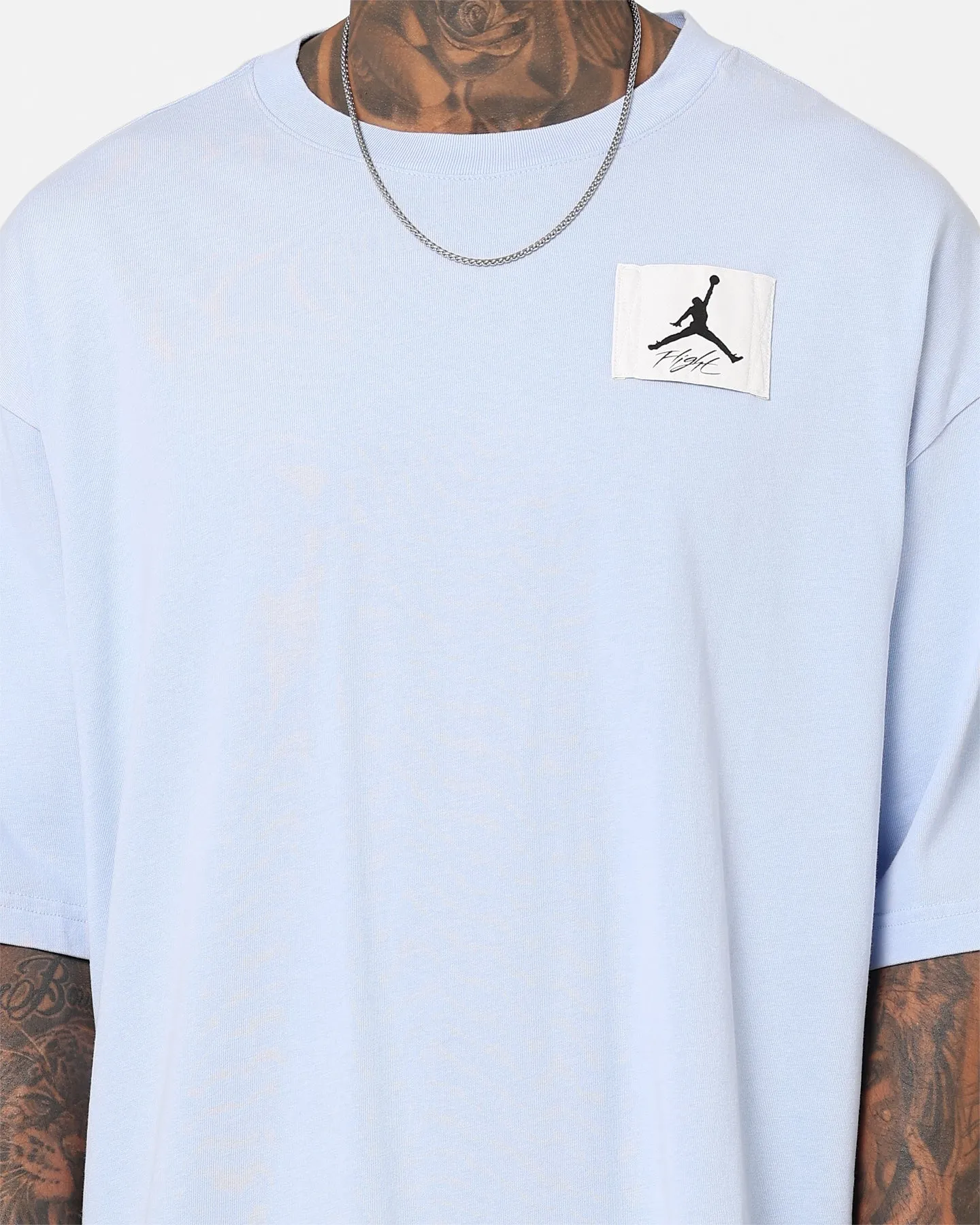 Flexible Ribbed Cuffs Jordan Flight Essentials Oversized T-Shirt Royal Tint