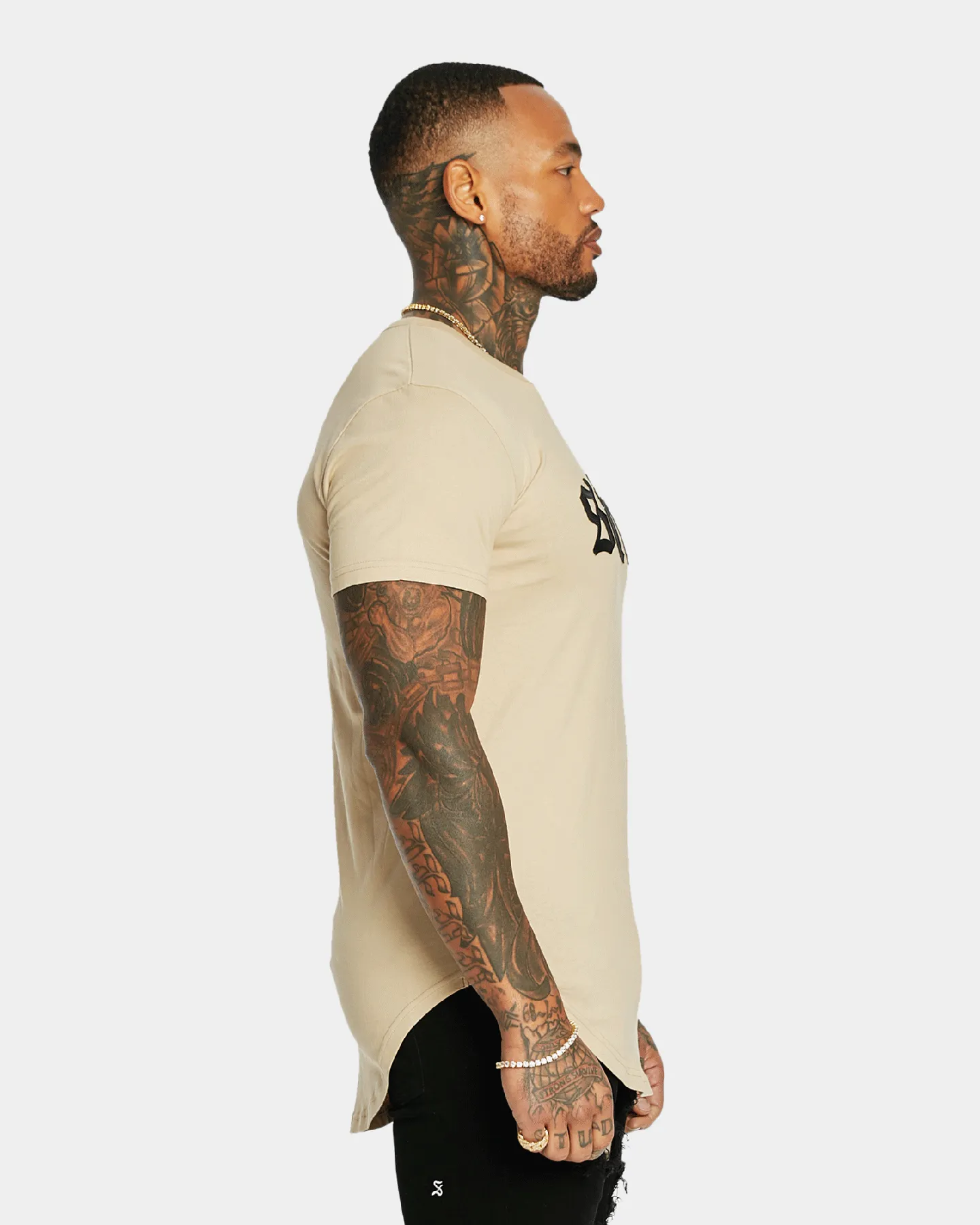 Saint Morta Cambronne El Duplo T-Shirt Stone Essential Style Wear