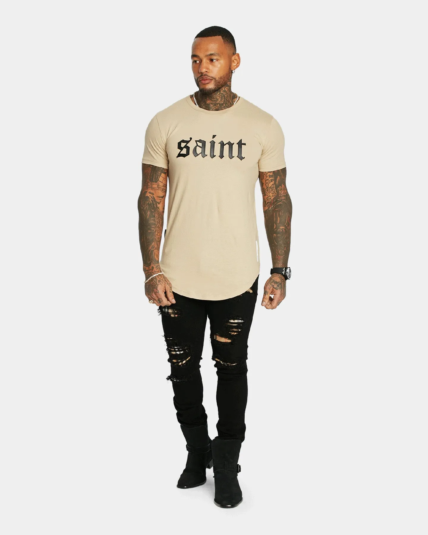 Saint Morta Cambronne El Duplo T-Shirt Stone Urban Fashion