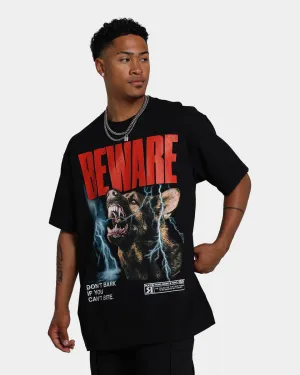 Cozy Wear Rats Get Fat Beware T-Shirt Black