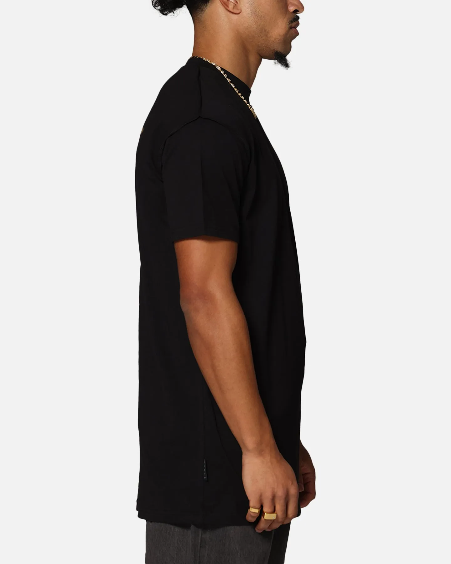 Boat Neck Saint Morta Daggers Lafayette T-Shirt Black/Gold