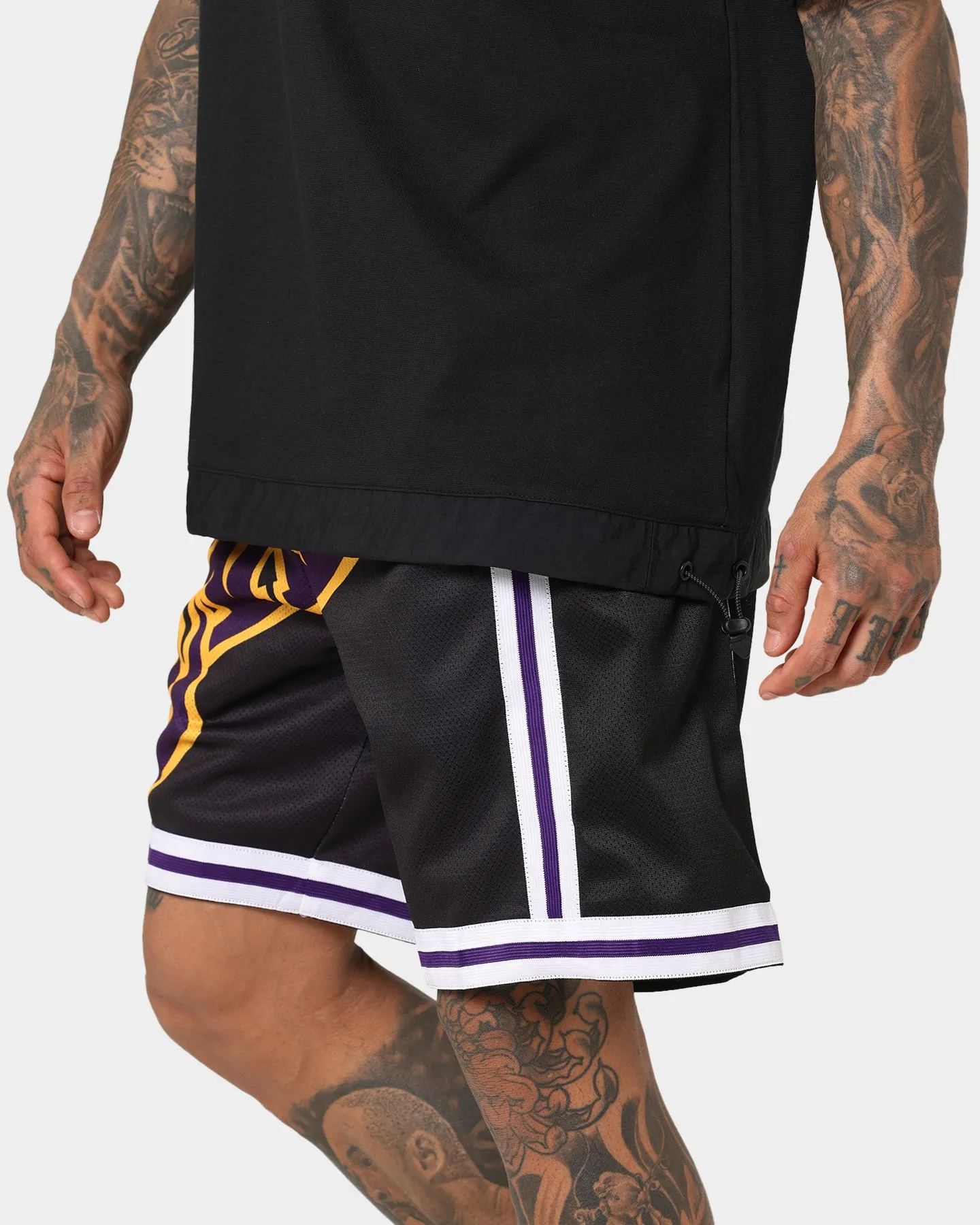 Mitchell & Ness Los Angeles Lakers Blown Out Fashion Shorts Black colorful