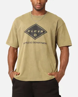 Elevn Clothing Co Athletic Department T-Shirt Khaki Functional Style Comfortable clothing