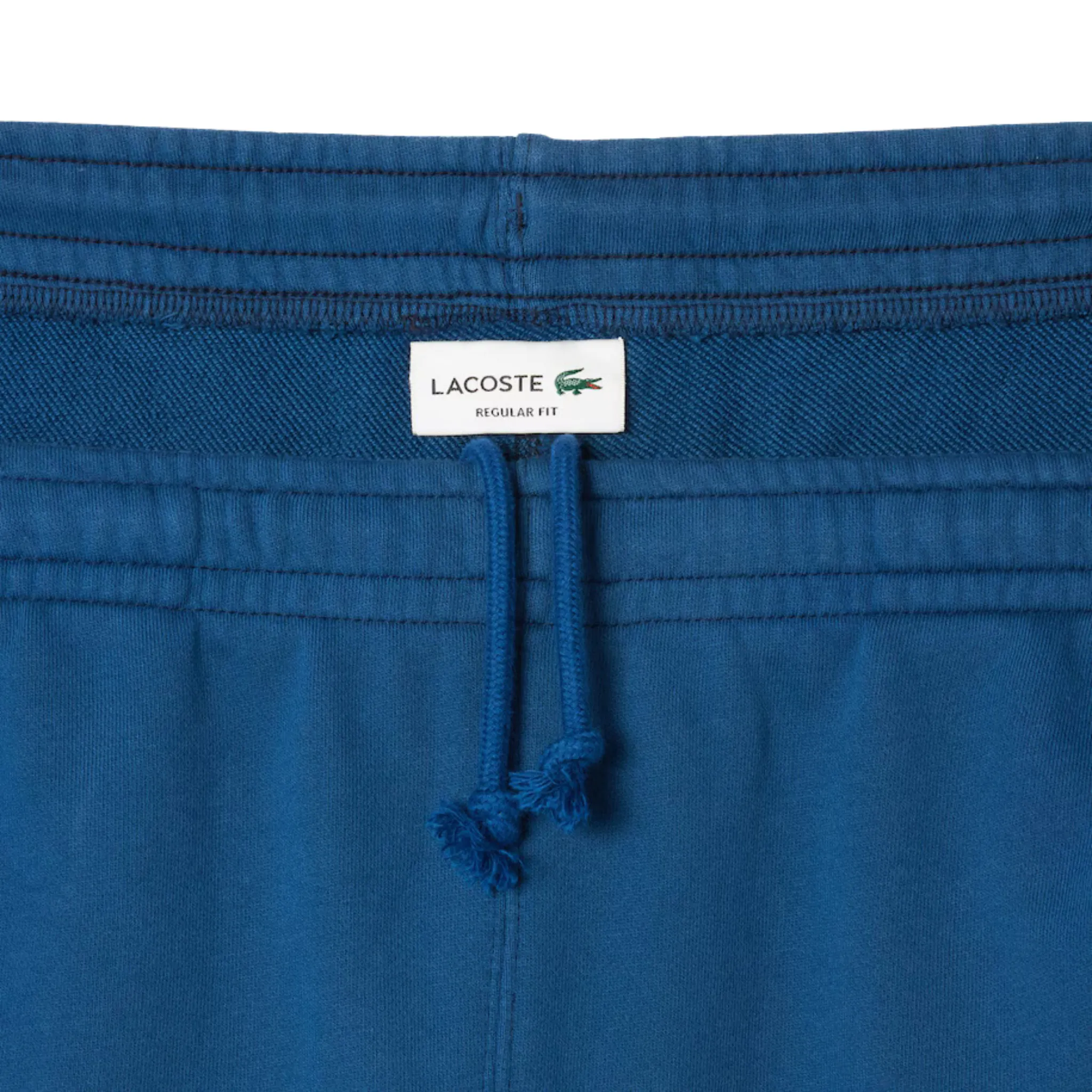 clean design Lacoste Washed Effect Printed Shorts (Blue) - GH7526