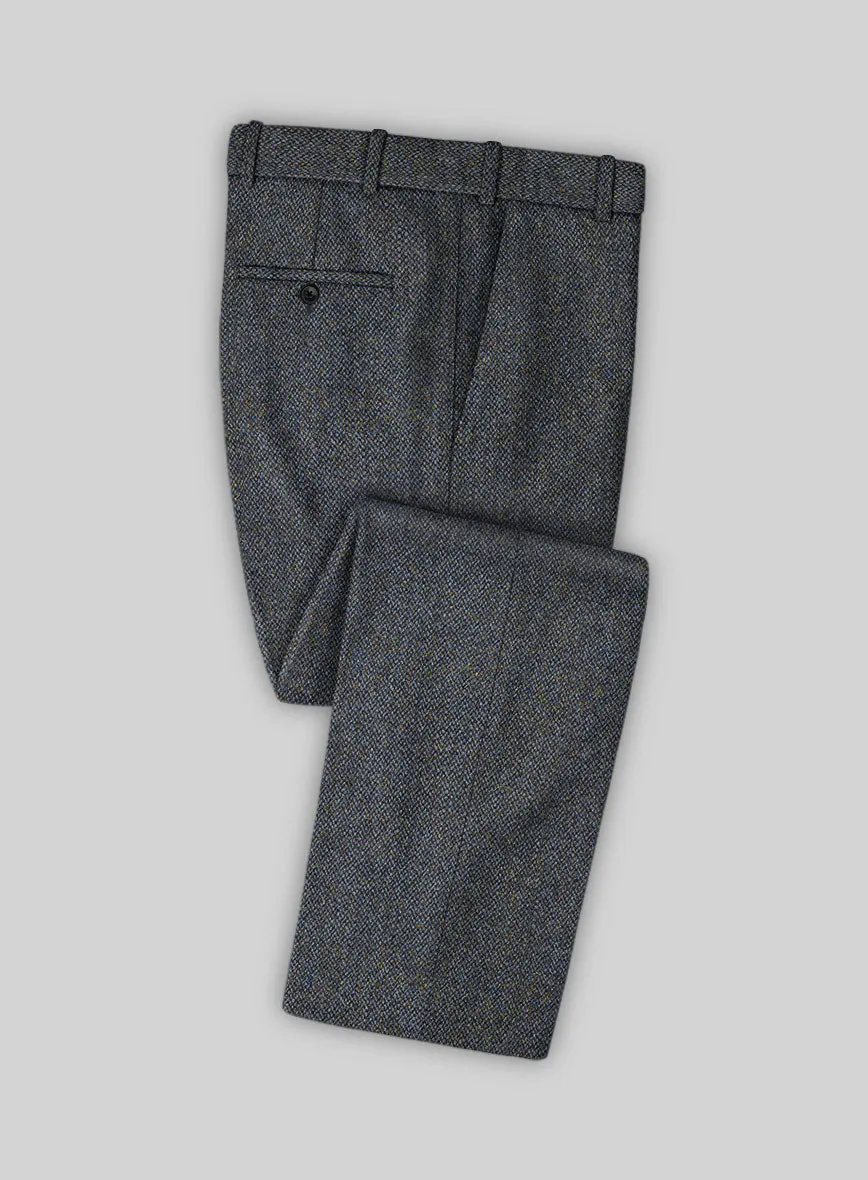 Perfect Fit Wear Harris Tweed Barley Blue Pants