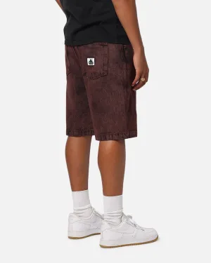 AntiStaticTreatment All Time Use X-Large Bull Denim 91 Shorts Burgundy