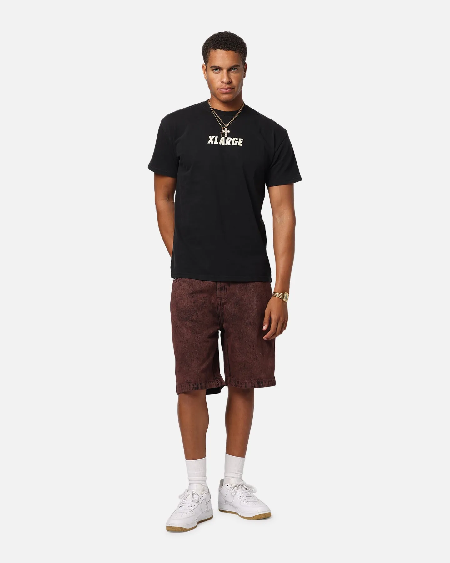 X-Large Bull Denim 91 Shorts Burgundy Easy Pack